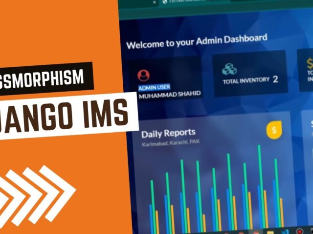 Glassmorphism Inventory and Sales Management System – Django